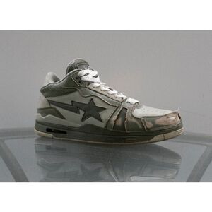 A Bathing Ape BAPE "Clutch Sta #1" Olive Drab J30-191-020 Size‎ 9 **THRASHED**